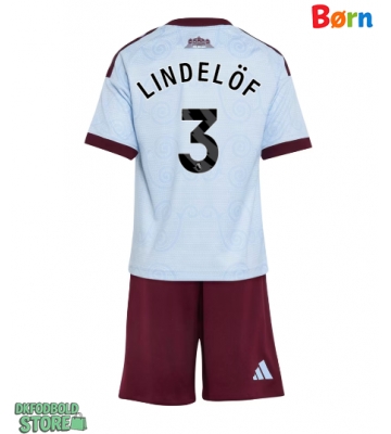 Aston Villa Victor Lindelof #3 Replika Babytøj Tredje sæt Børn 2026-27 Kortærmet (+ Korte bukser)